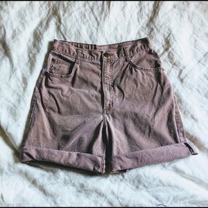 Vintage high-waisted shorts